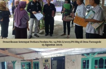 Pemeriksaan Setempat perkara Perdata No.14/Pdt.G/2025/PN Rbg